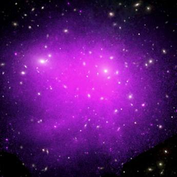 Plasma in distant galaxy cluster
