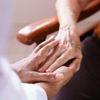 Carer with an older patient