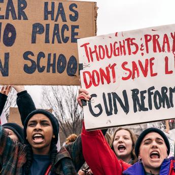 Students protest gun violence in Washington, D.C.