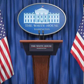 White House podium