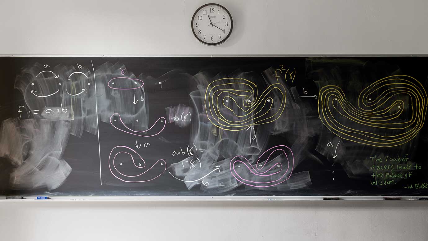 Finding mystery, truth, and beauty on mathematicians' chalkboards
