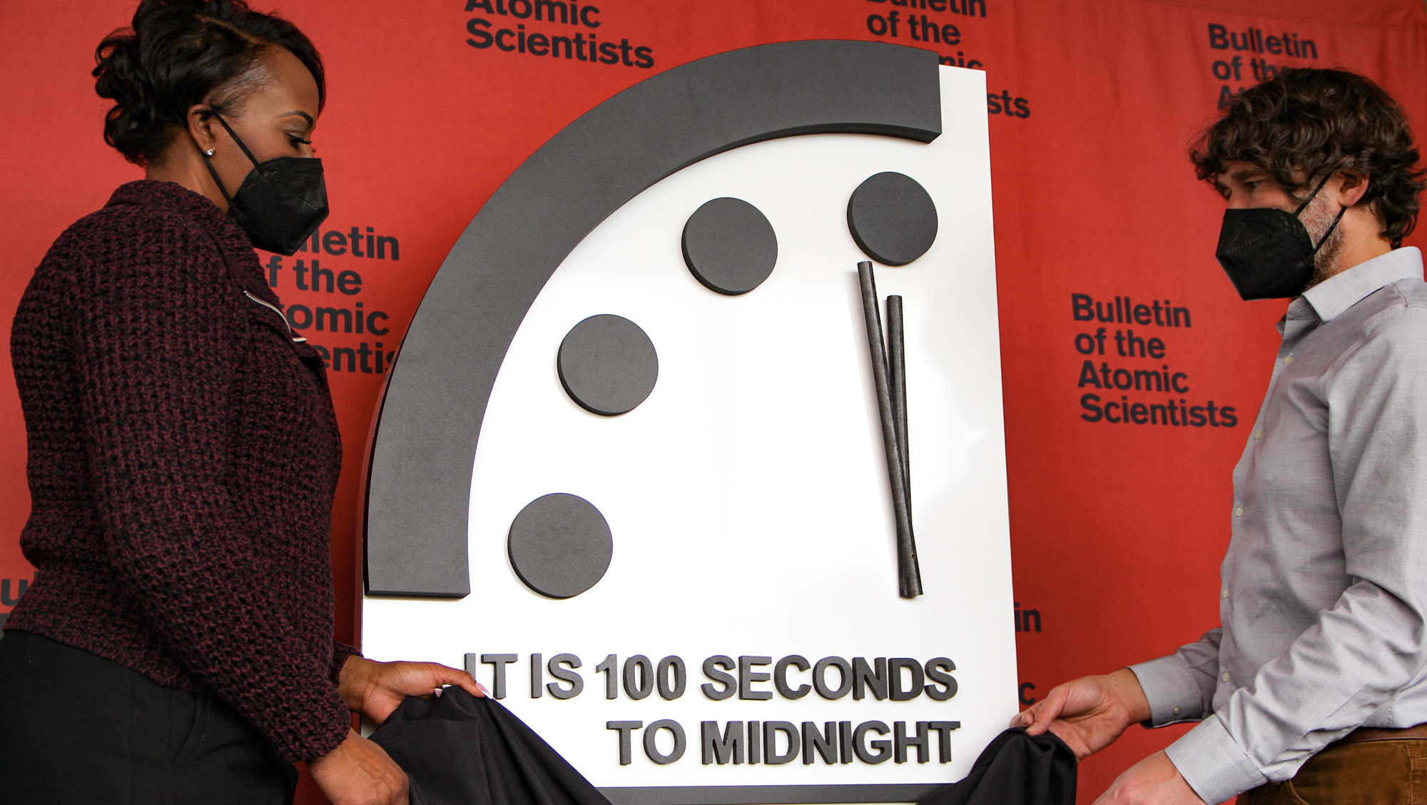Doomsday Clock remains at 100 seconds to midnight—closest ever to
