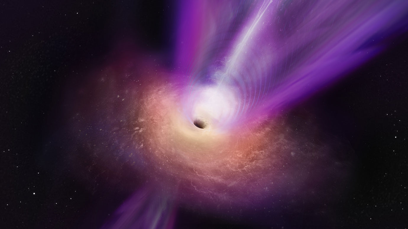 Supermassive black holes sit in ‘eye of their own storms,’ studies find