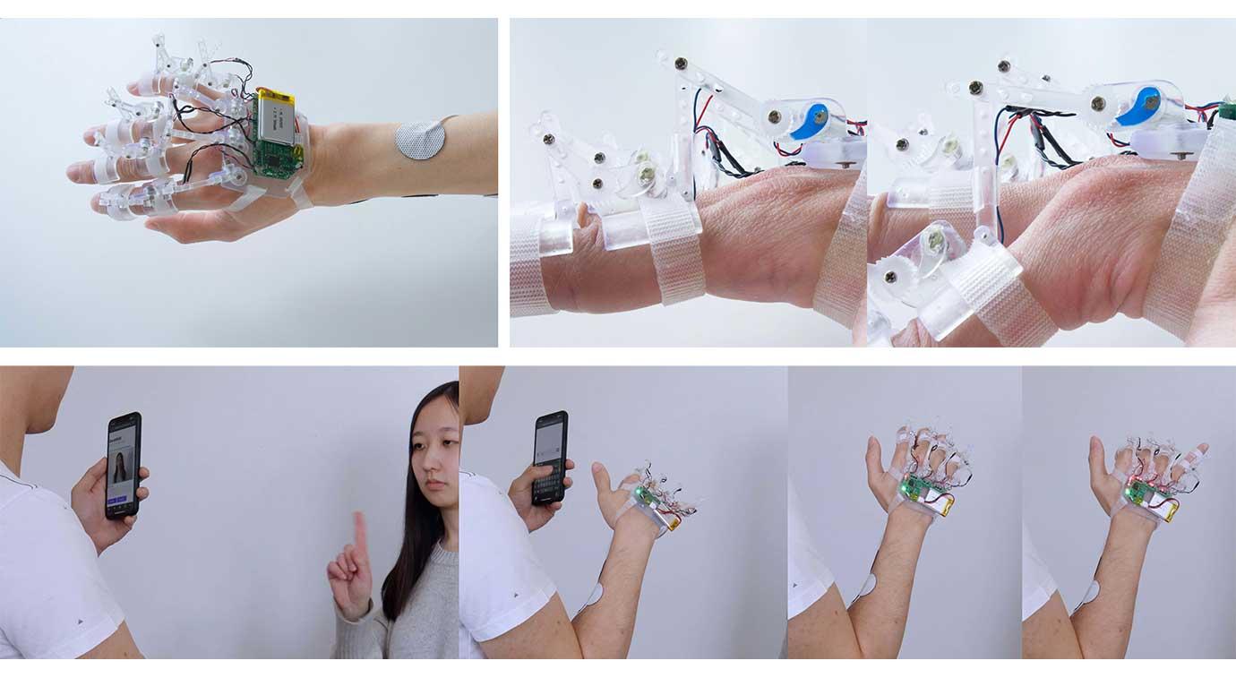 New wearable device controls individual fingers for sign language