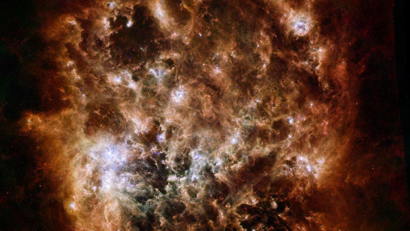 The tumultuous heart of the Large Magellanic Cloud
