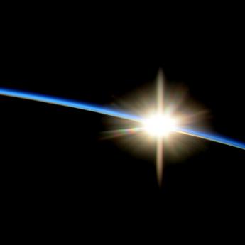 Sunrise From the International Space Station