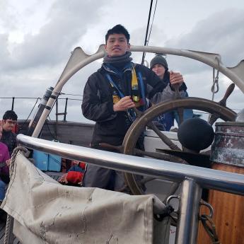 UChicago students aboard the SSV Corwith Cramer