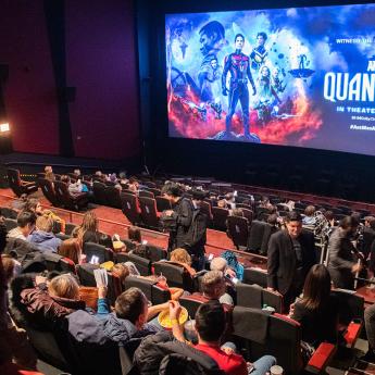 A screening of the movie, Ant-Man and the Wasp: Quantumania