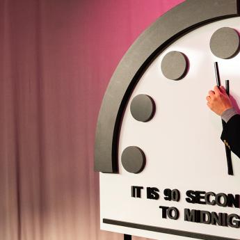 The Doomsday Clock remains set to 90 seconds to midnight