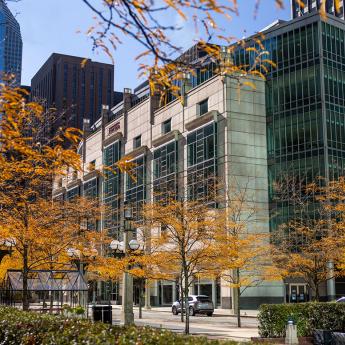 Gleacher Center in the Fall