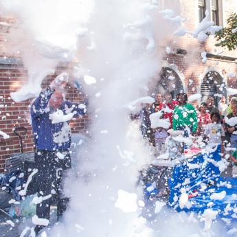 "Mr Freeze" at the South Side Science Festival