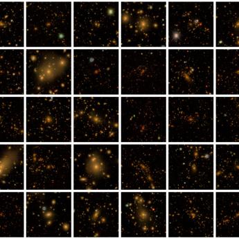 Map of galaxy clusters