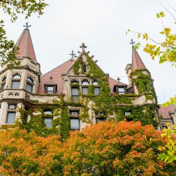 Autumn colors on campus