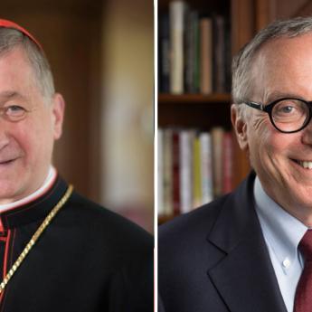 (From left): Cardinal Blase J. Cupich and Prof. Jonathan Lear will present the keynote talks.