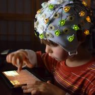 Child with EEG performing task