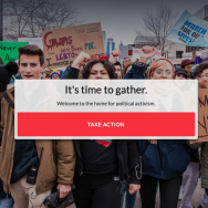Gather Activism homepage