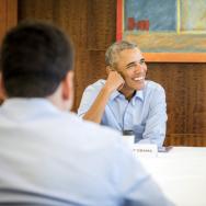Obama at foundation meeting