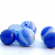 Blue marbles