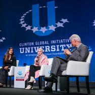 CGIU-Clinton with students