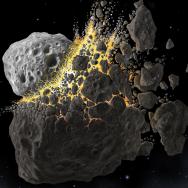 Asteroid crash