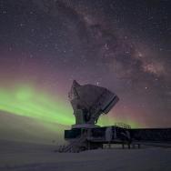South Pole Telescope - Aurora 