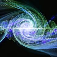 A concept illustration of quantum wave-particle duality