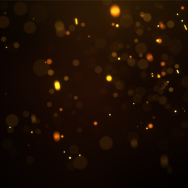 Abstract image of particles on a dark background