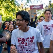 Students walk through Cobb Gate