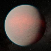 Illustration of a hazy mini Neptune